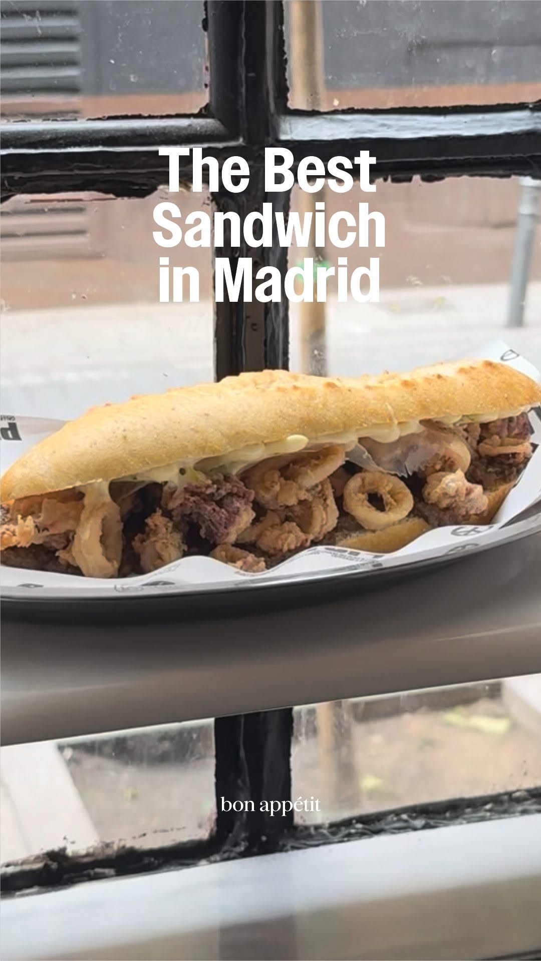 Madrid's Classic Fried Squid Sandwich