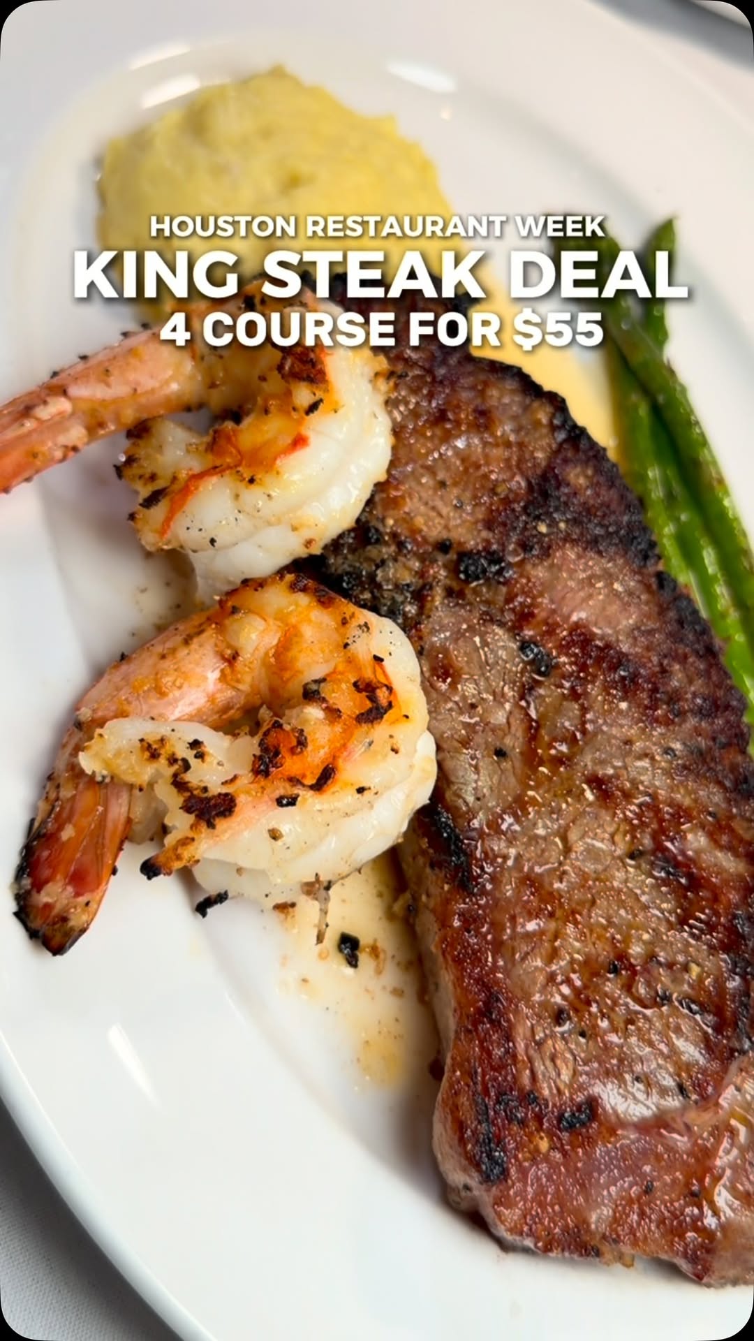 King Steak's Houston Restaurant Weeks 4-Course Deal