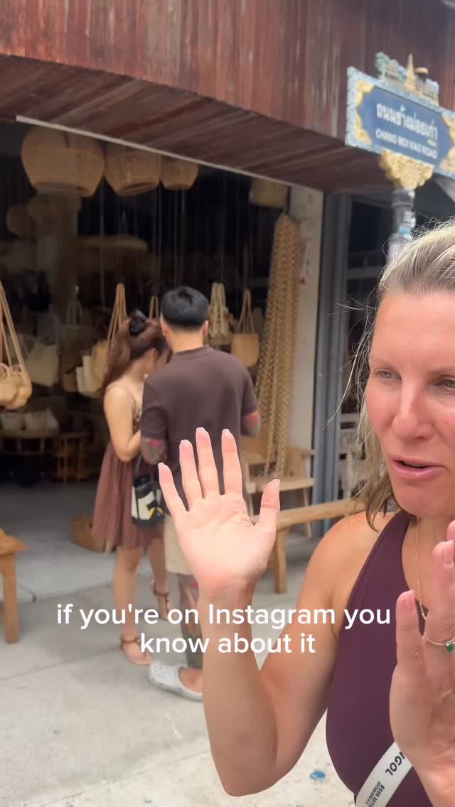 Chiang Mai's Chang Moi Road Basket Shopping Hub