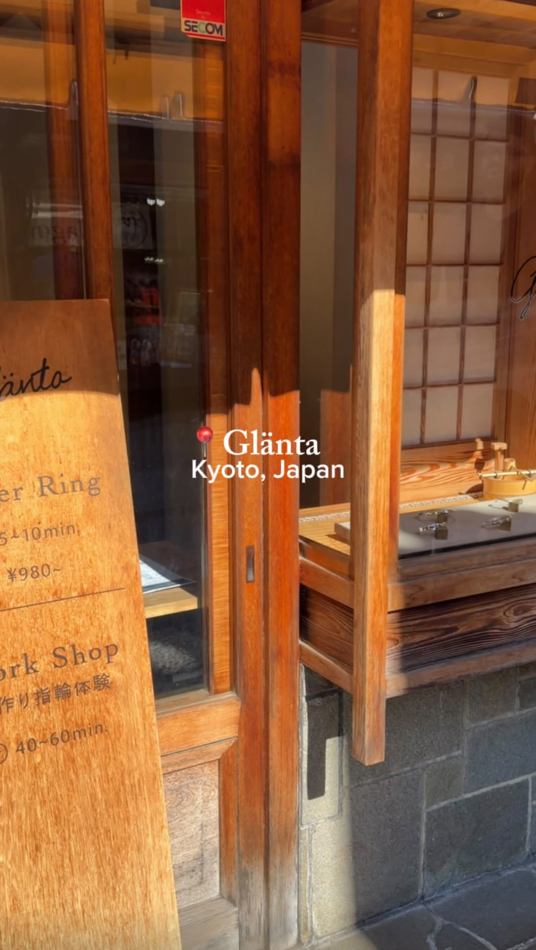 Custom Ring Souvenir From Glänta In Kyoto