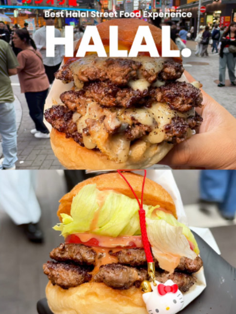 Shibuya Street Food: Halal Wagyu Burgers