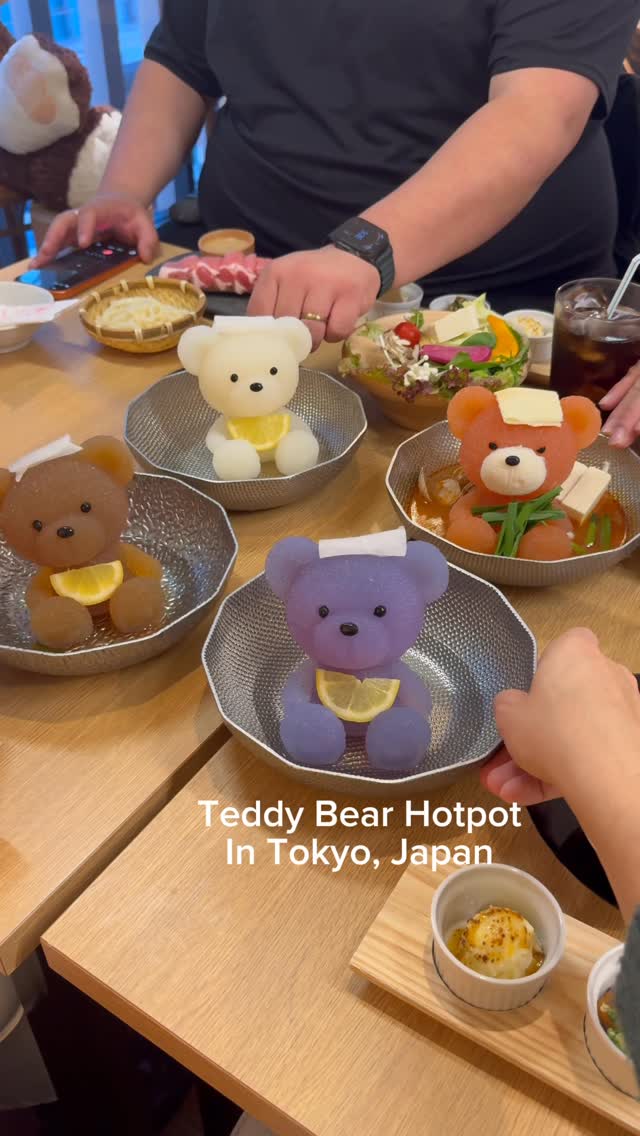 Adorable Teddy Bear Hotpot Restaurant in Tokyo