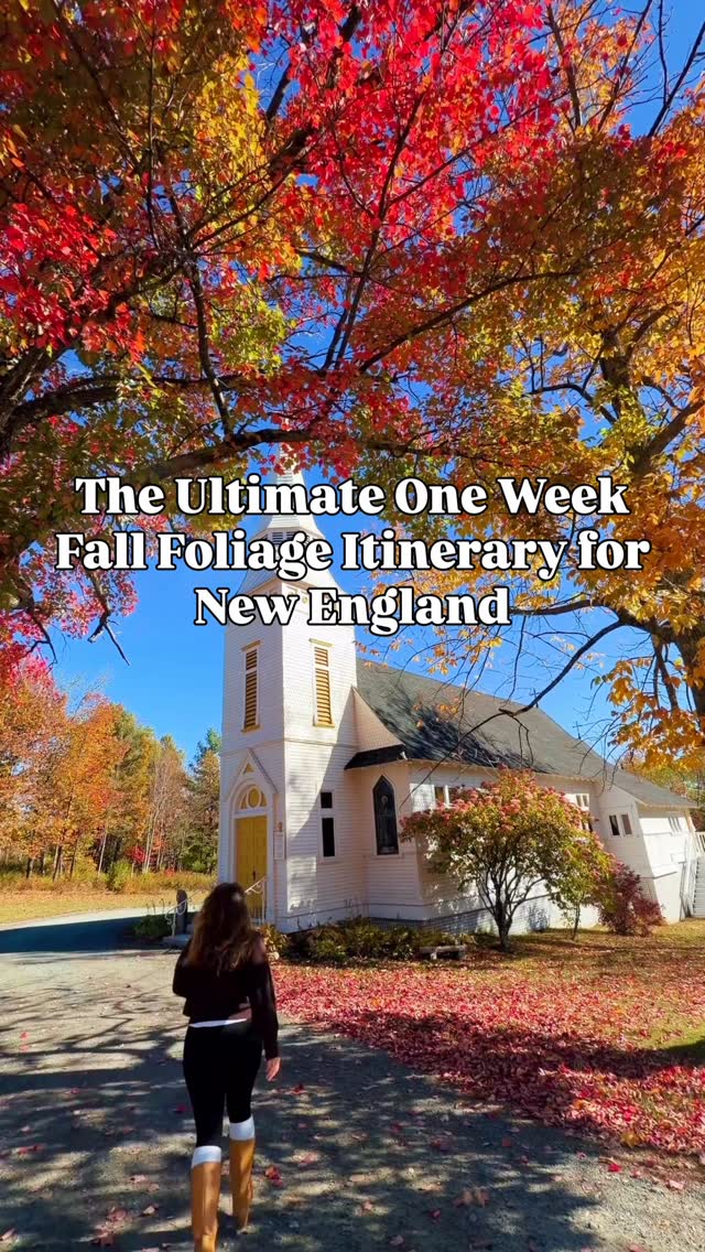 New England Fall Foliage Road Trip Itinerary