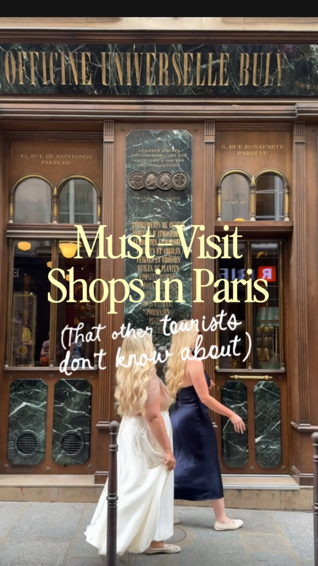 9 Shops in Paris