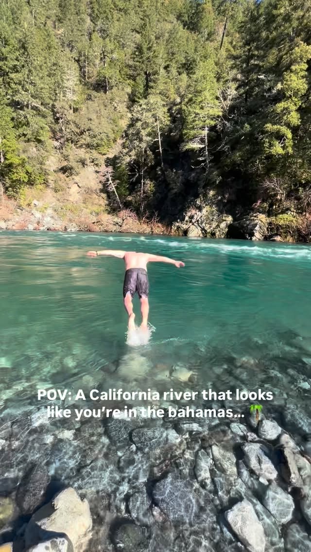 South Fork Smith River's Arctic Blue Waters