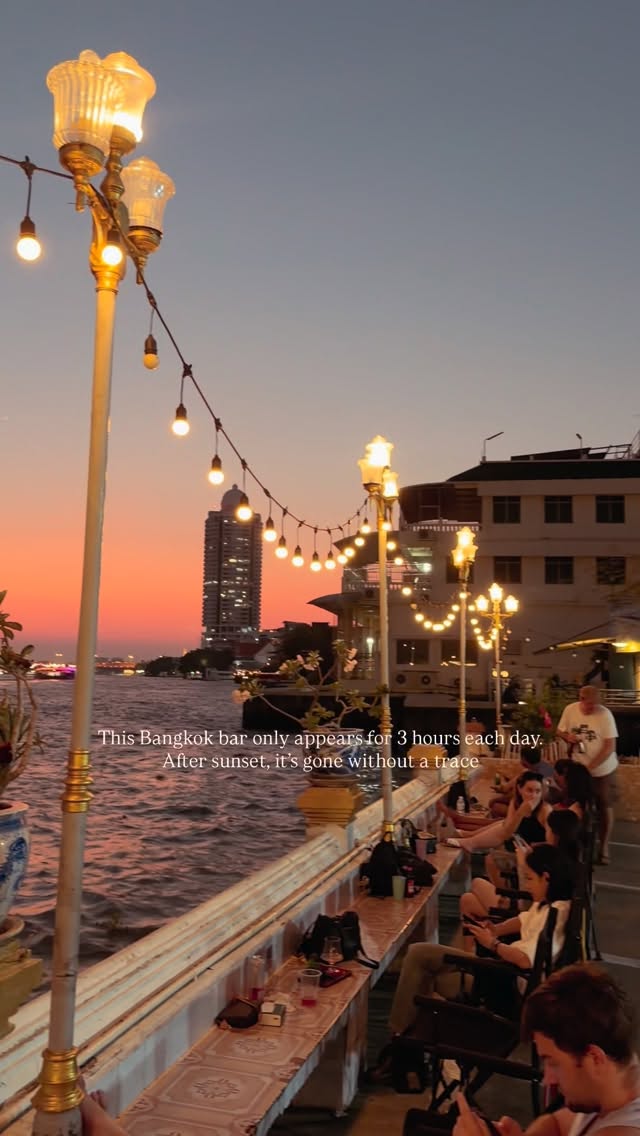 Bangkok Rooftop Bar Meets Chao Phraya River Views