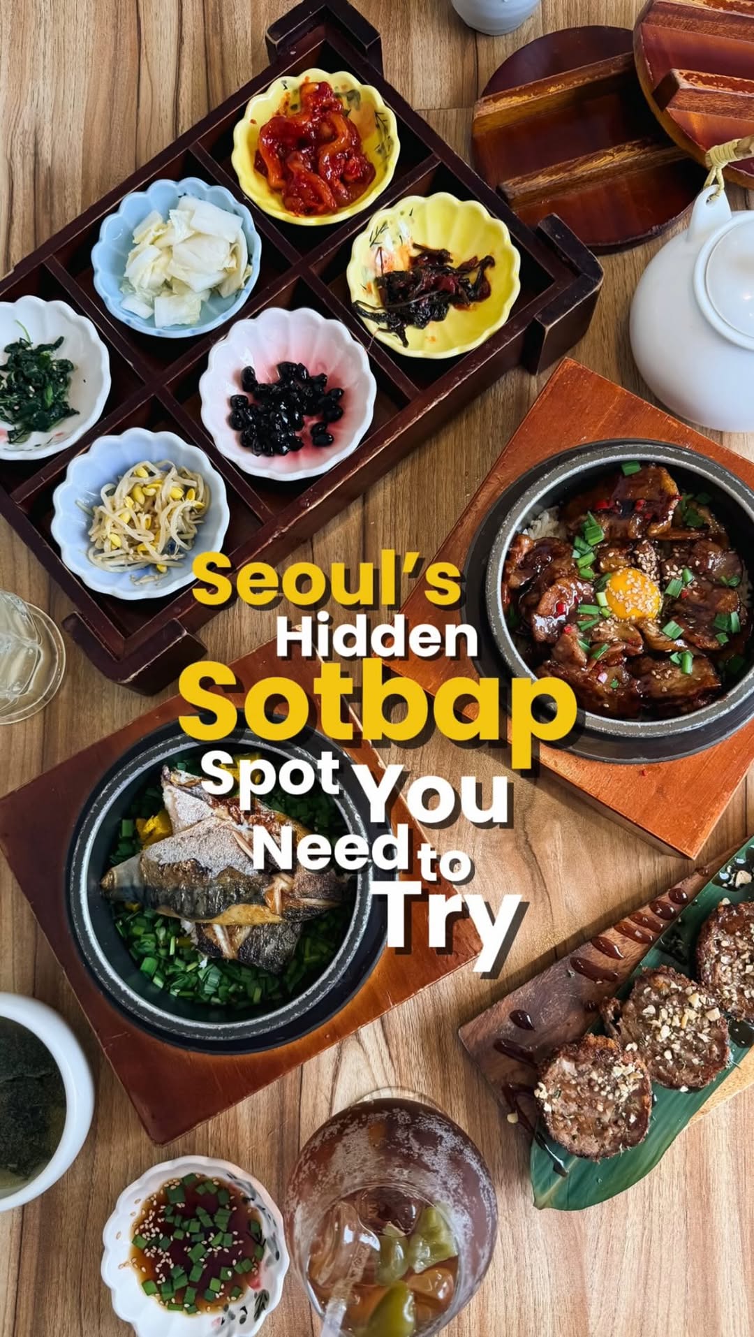 Authentic Korean Stone Pot Rice in Seoul