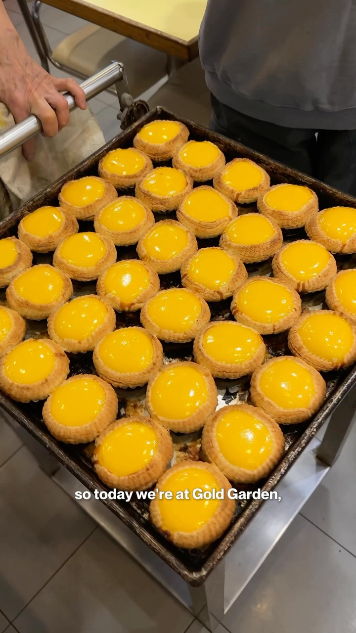 Hong Kong Cafe Features Popular Egg Tarts