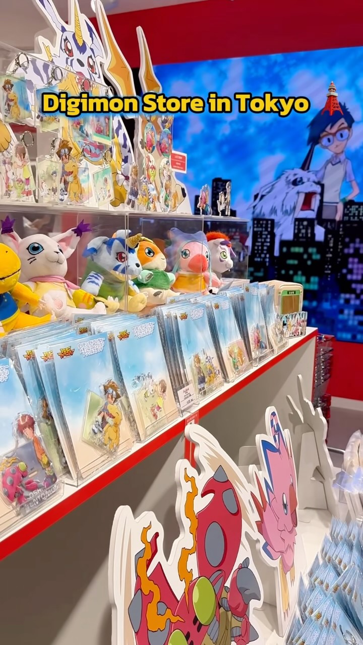 Digimon Merchandise Stores in Tokyo
