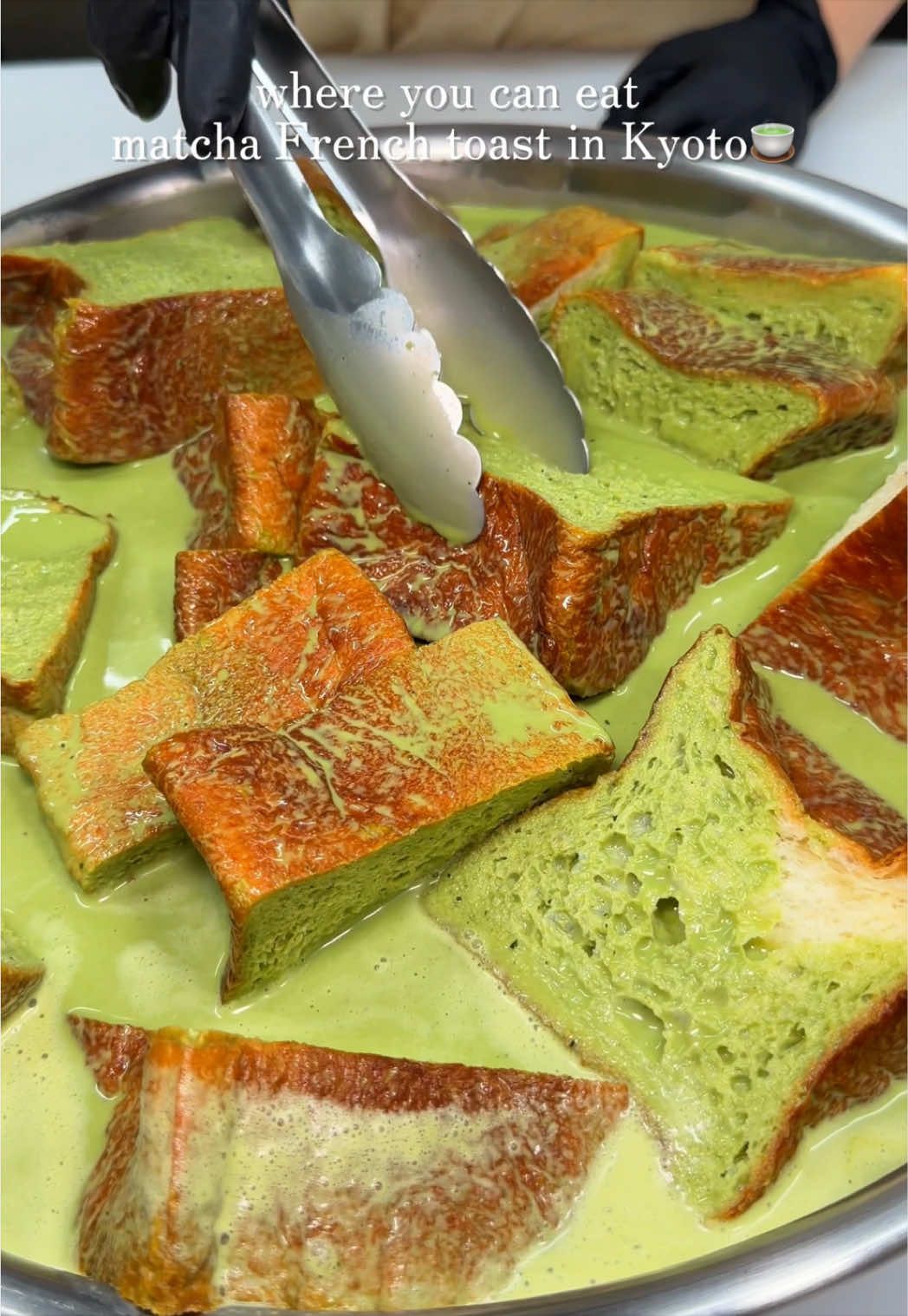 Arashiyama Cafe Serves Matcha French Toast