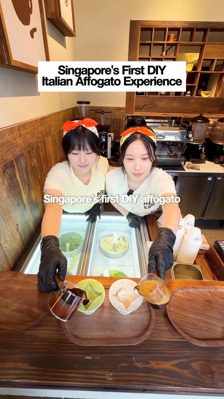 Singapore's DIY Affogato Coffee and Gelato Spot