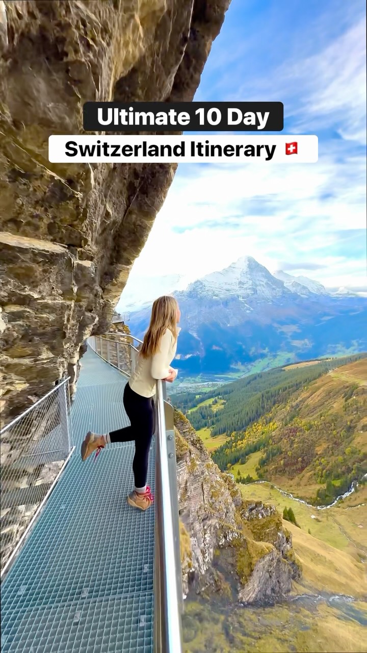 Iconic Swiss Mountain Landscapes And Alpine Villages