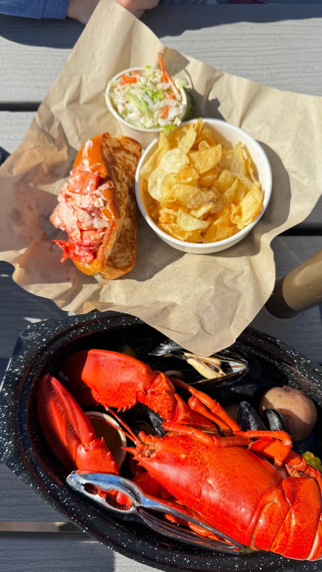 Maine Lobster Dinner at Bar Harbor Waterfront