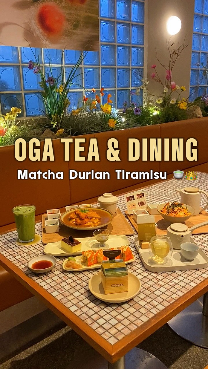Japanese Dishes and Desserts at Oga Tea & Dining
