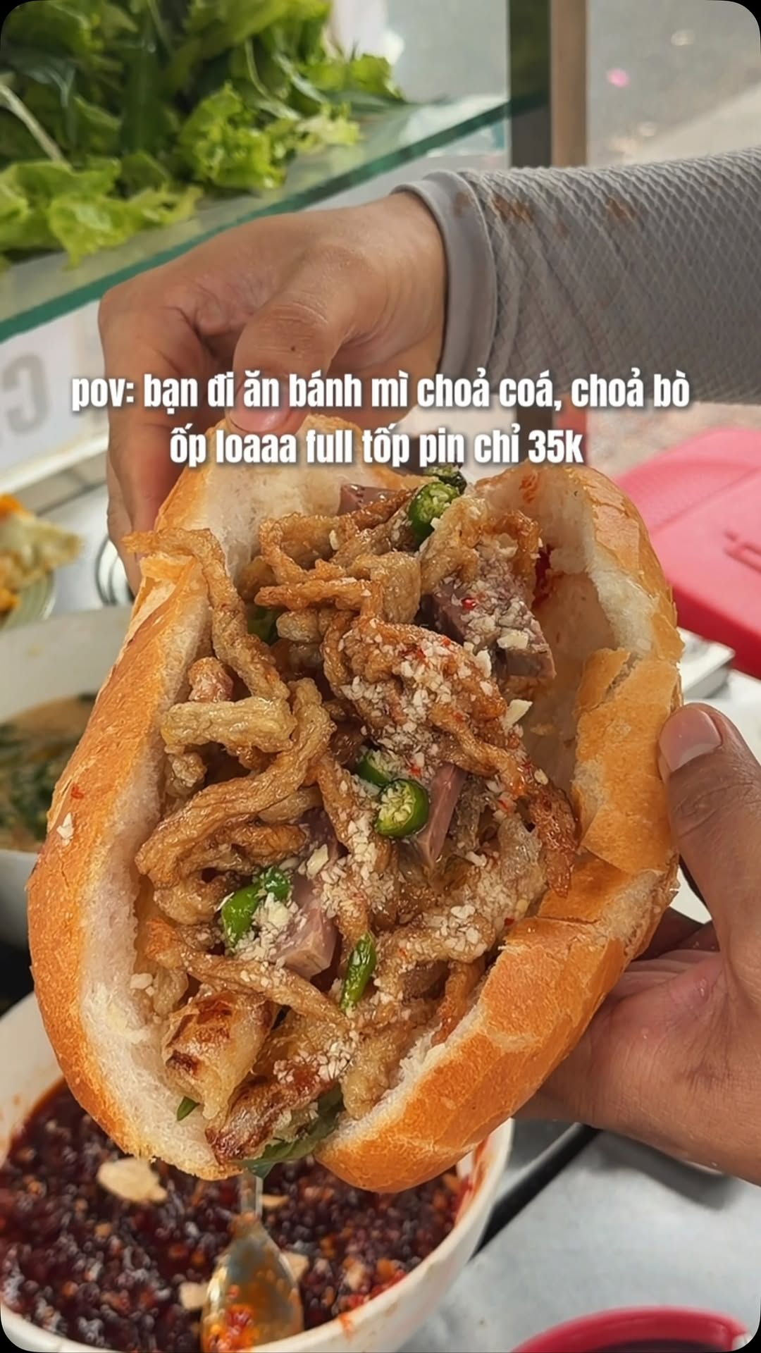 Bánh Mì Stall Specializing in Quảng Ngãi Style