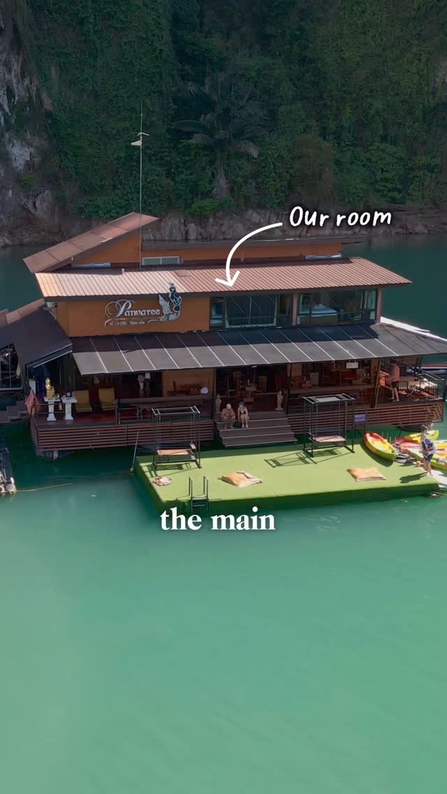 Floating Resorts on Cheow Lan Lake Thailand