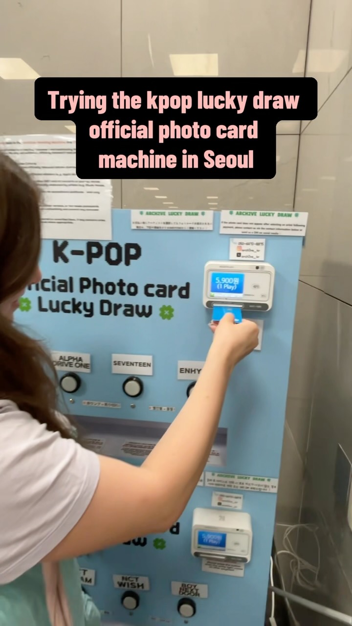 K-Pop Lucky Draw In Seoul Station