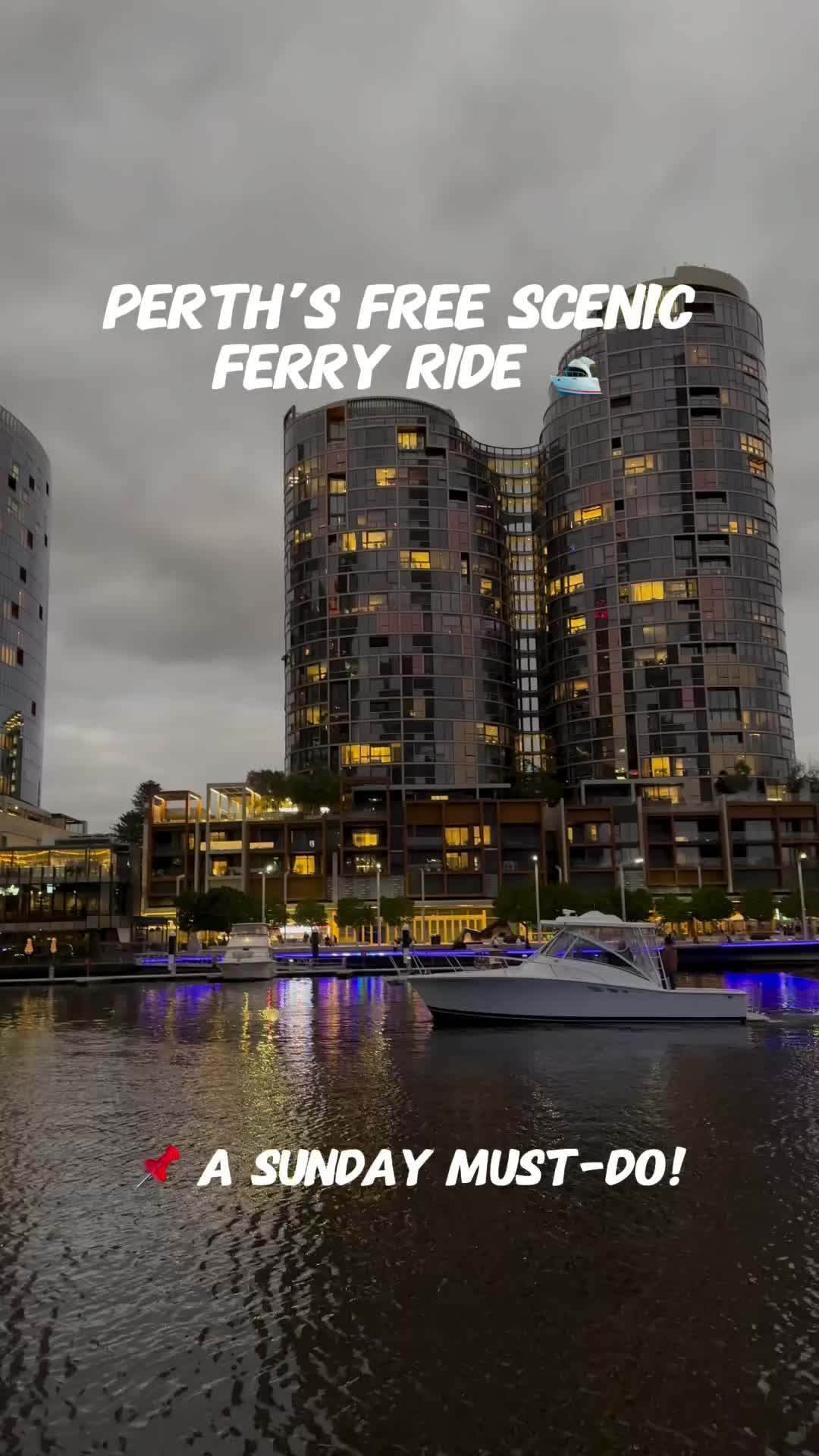 Perth's Scenic River Ferry Ride Is Free Sundays