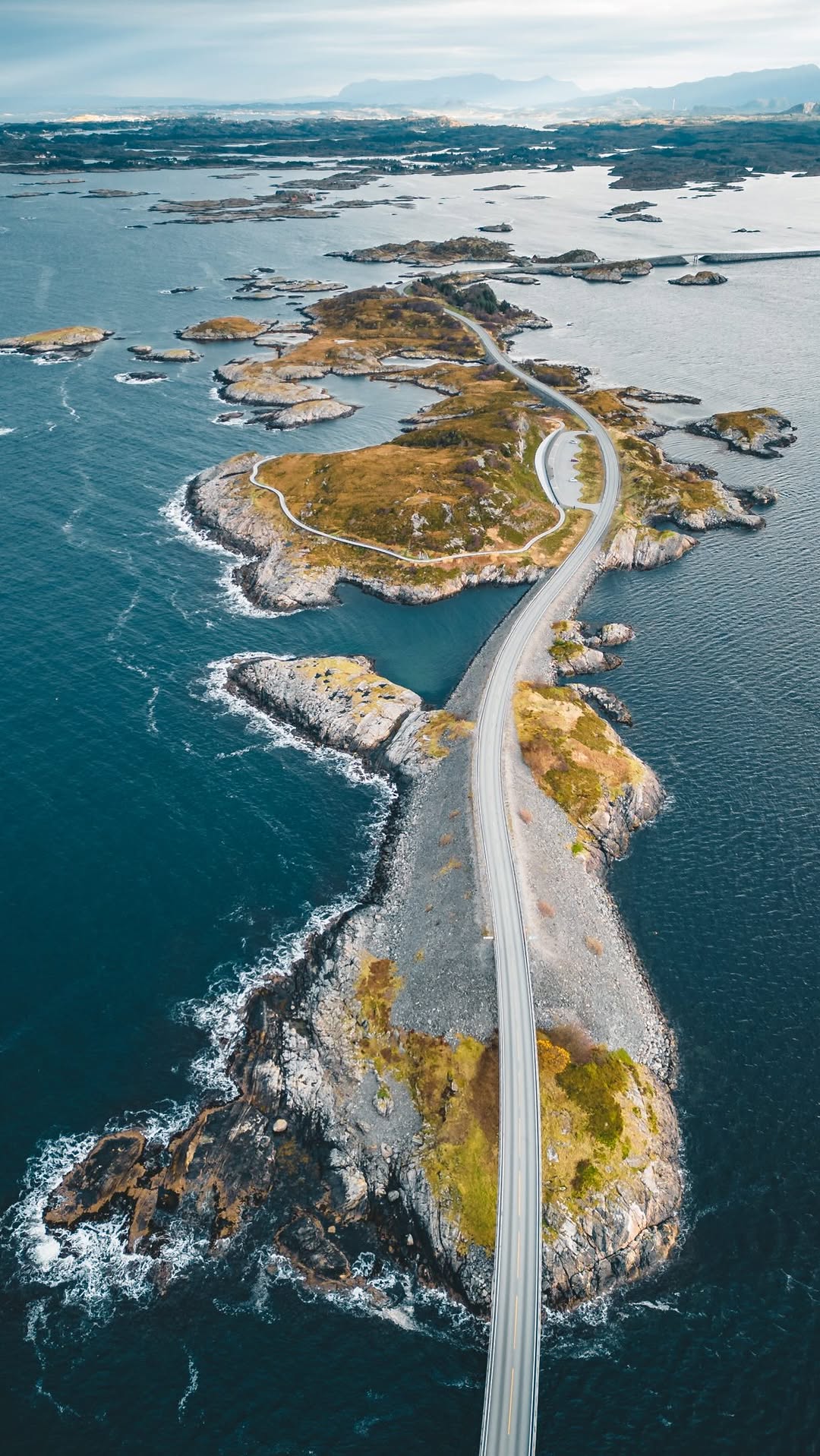 Scenic Bridges Along Norway's Atlantic Ocean Road