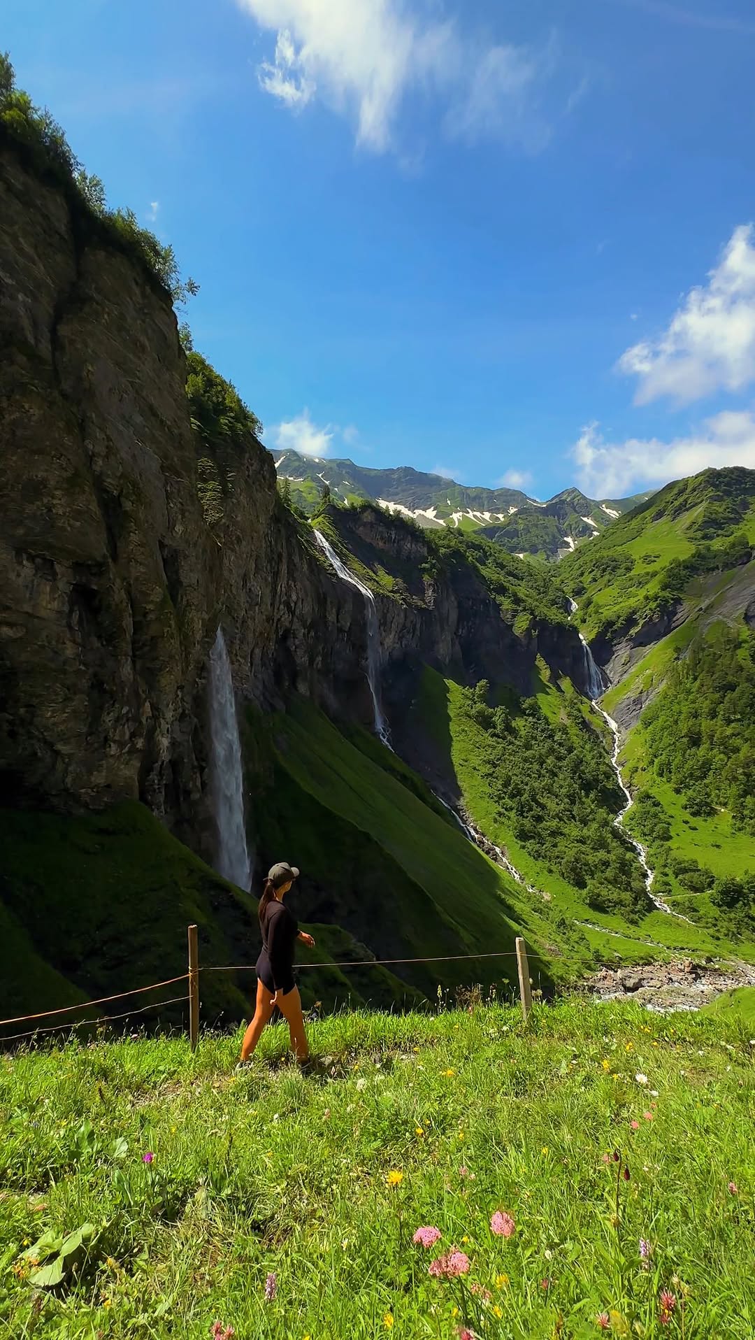 Swiss Alps Waterfalls Hike Near Zurich