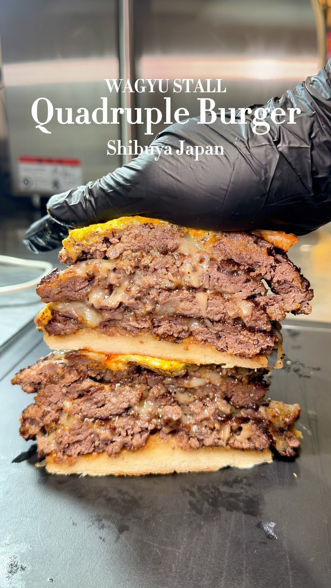 Halal Wagyu Burger Showcase in Shibuya