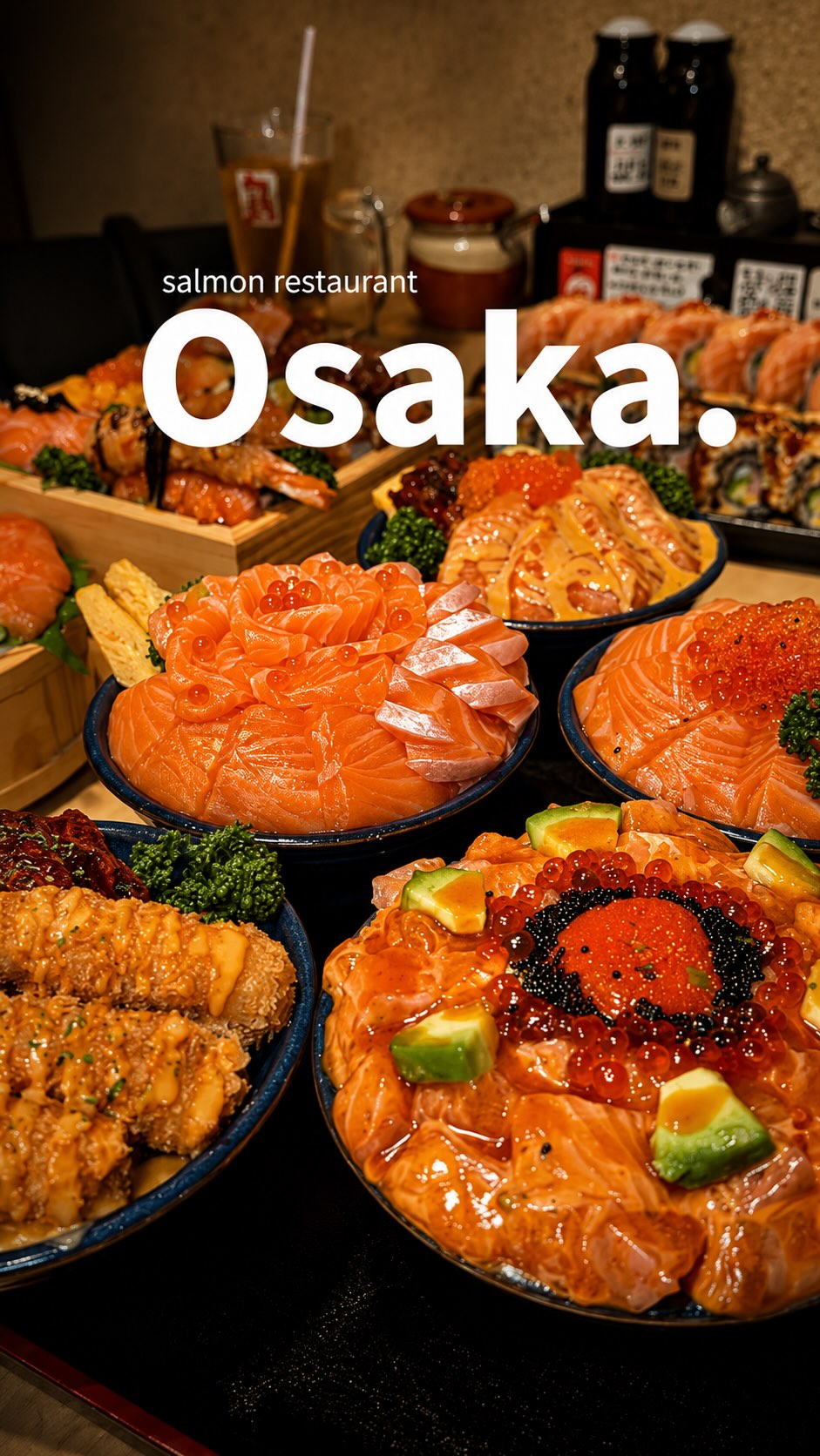 Osaka Salmon Specialty Restaurants: Dotonbori and Namba