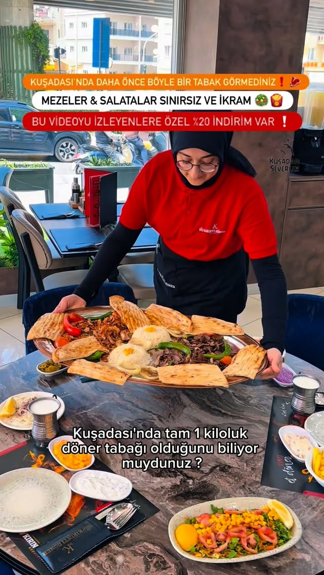 Massive Döner Feast For Four In Kuşadası