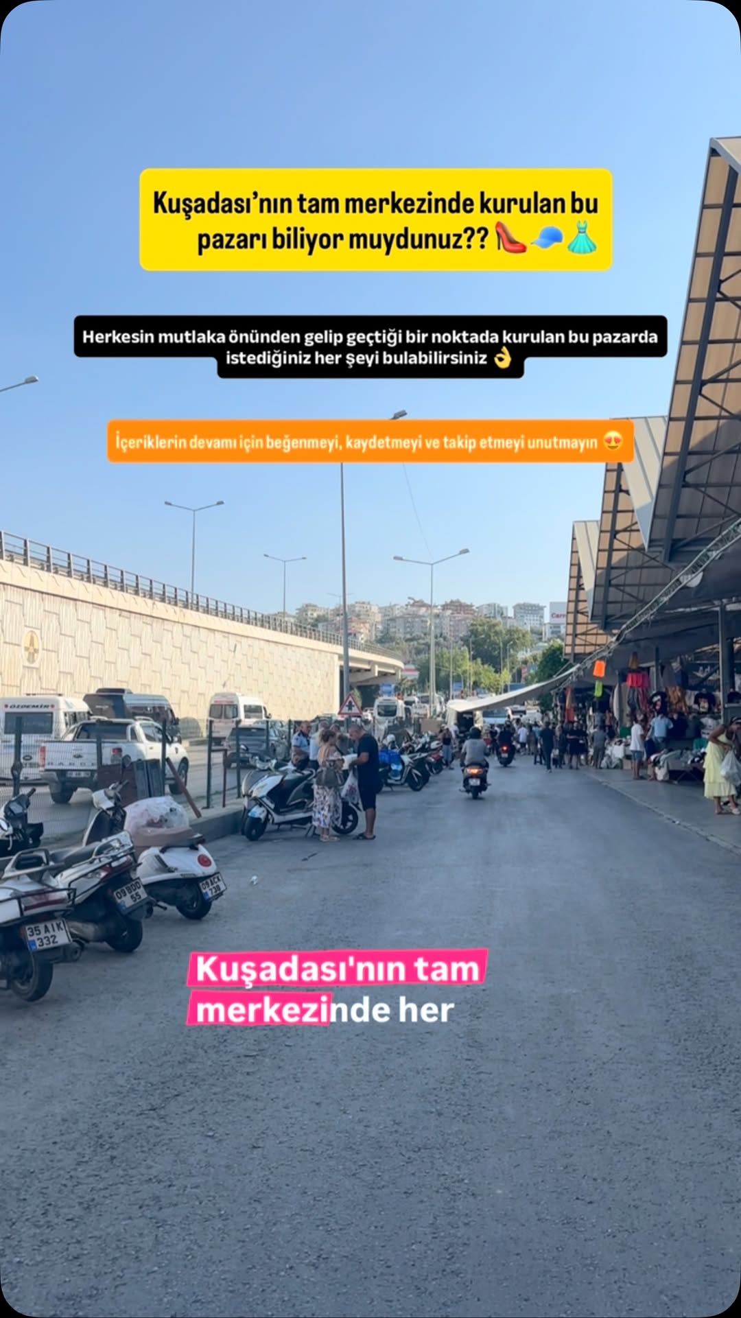 Kuşadası's Central Market, Semt Pazarı