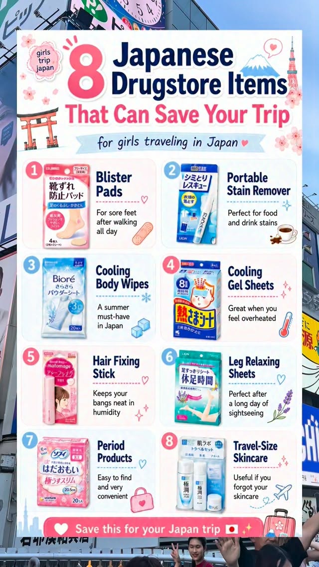 Essential Japanese Drugstore Items for Travelers