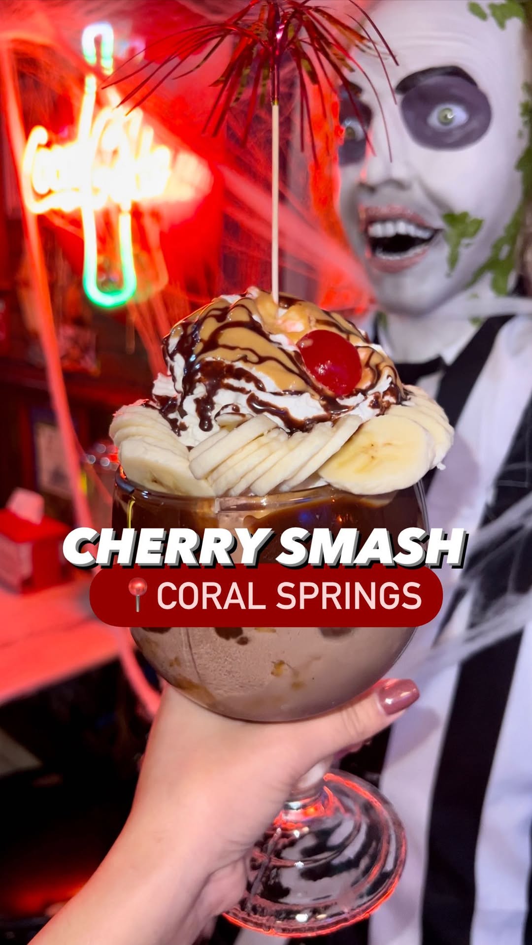 Cherry Smash: Spooky South Florida Ice Cream