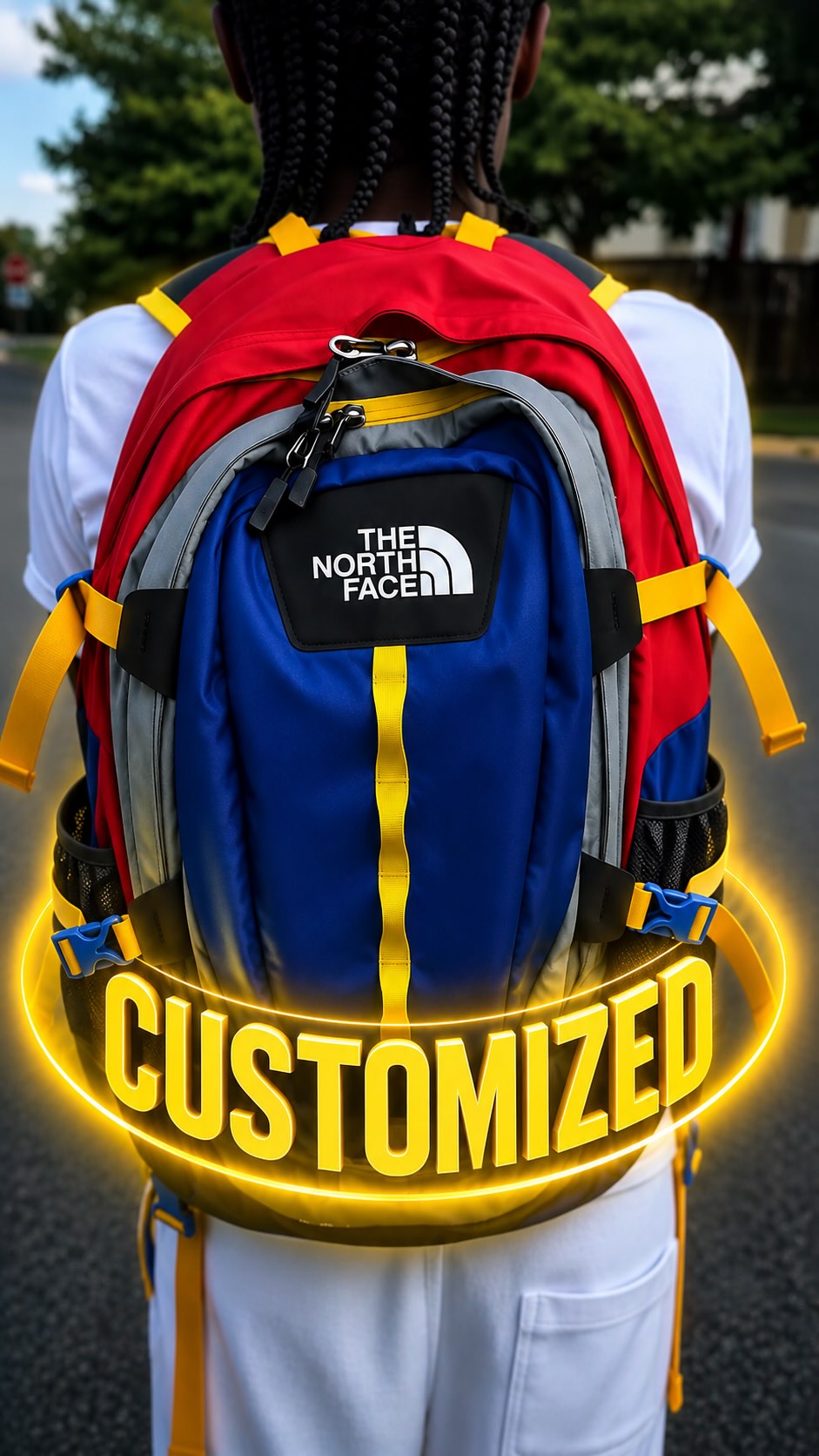North Face Shibuya Backpack Customization