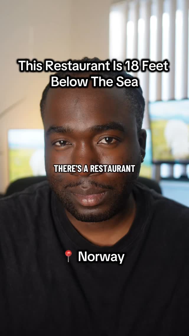 Underwater Restaurant Functions as Artificial Reef