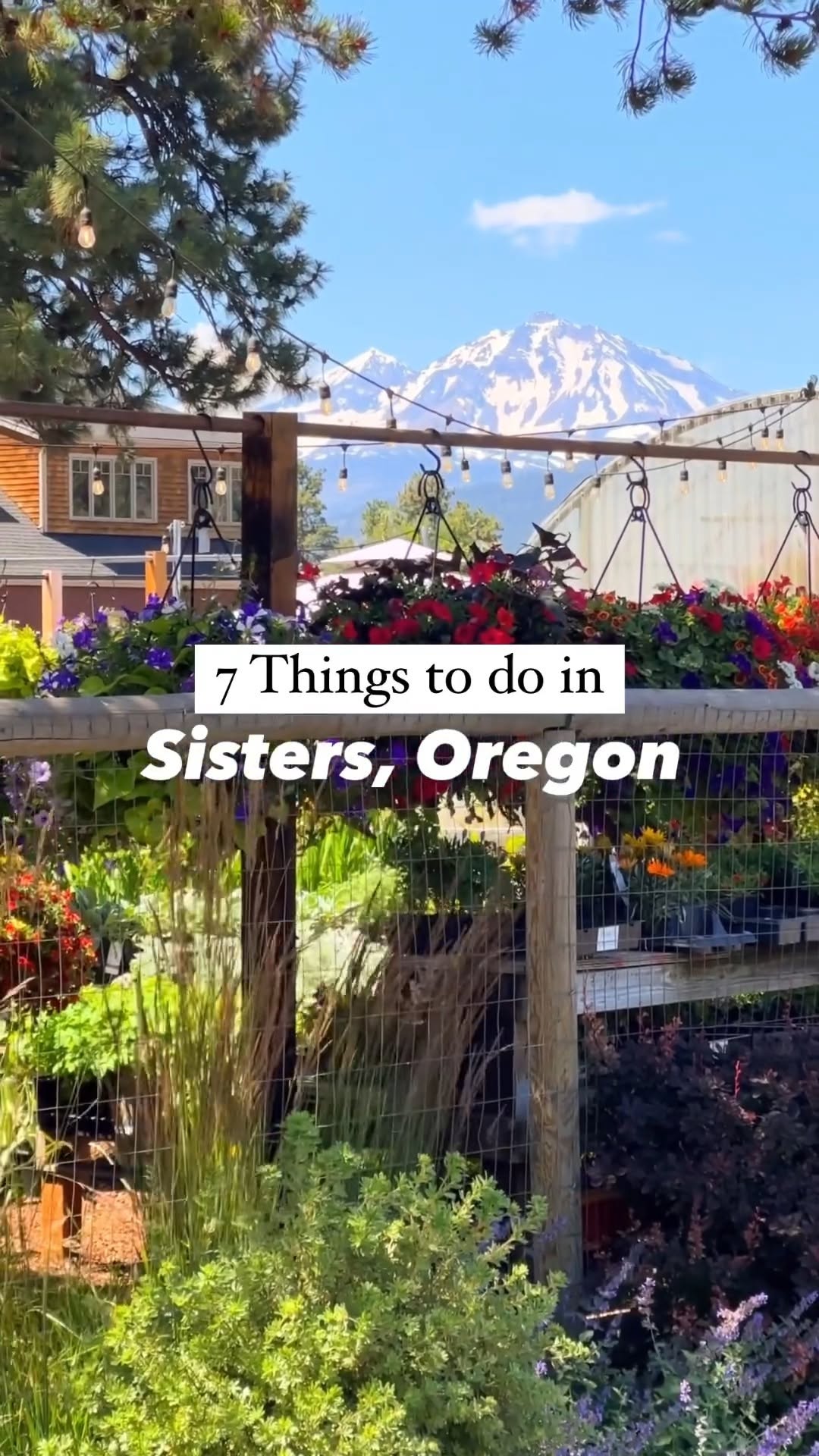 7 Places in Sisters
