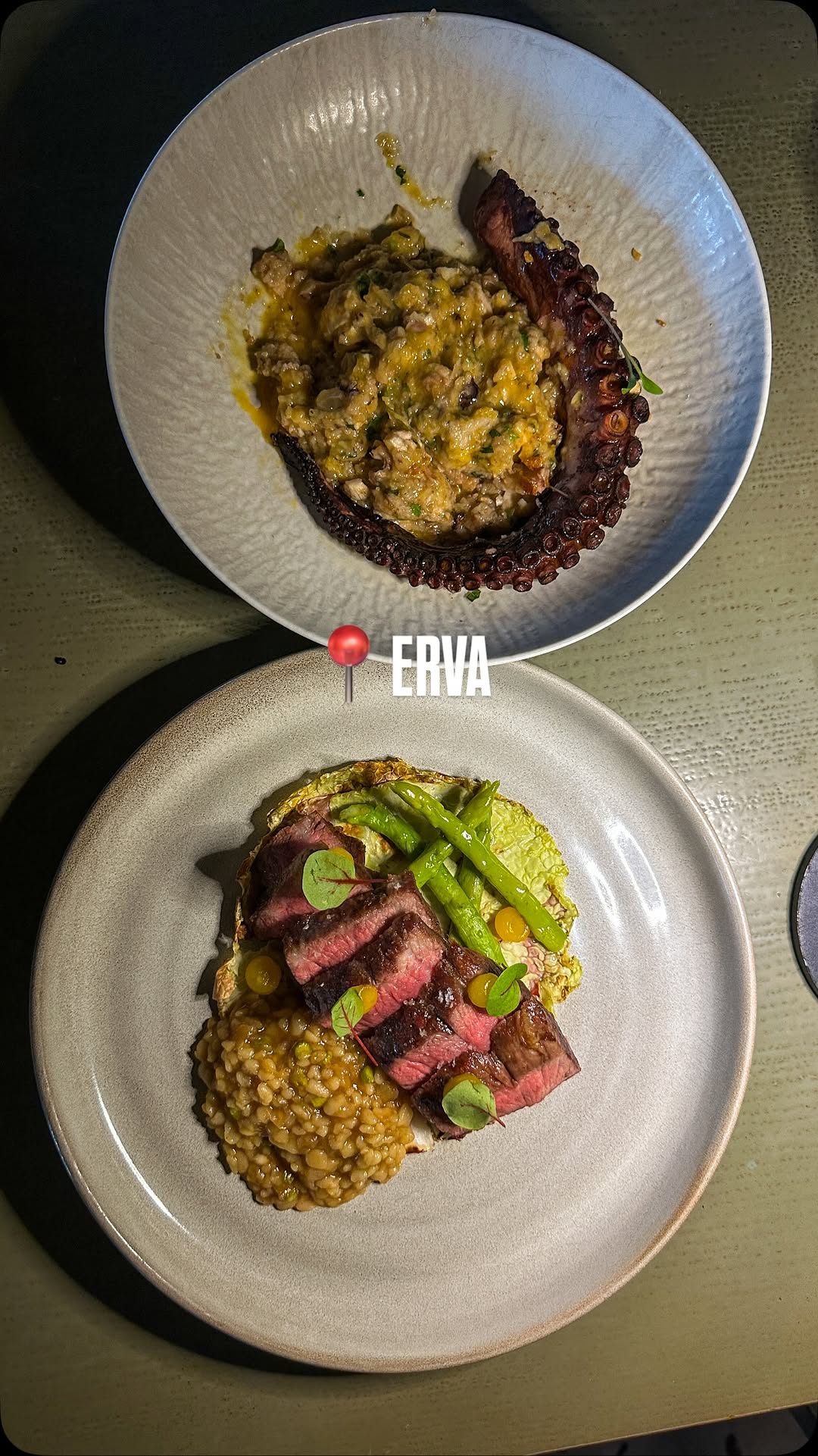 Erva Restaurant's National Products and Seasonal Ingredients