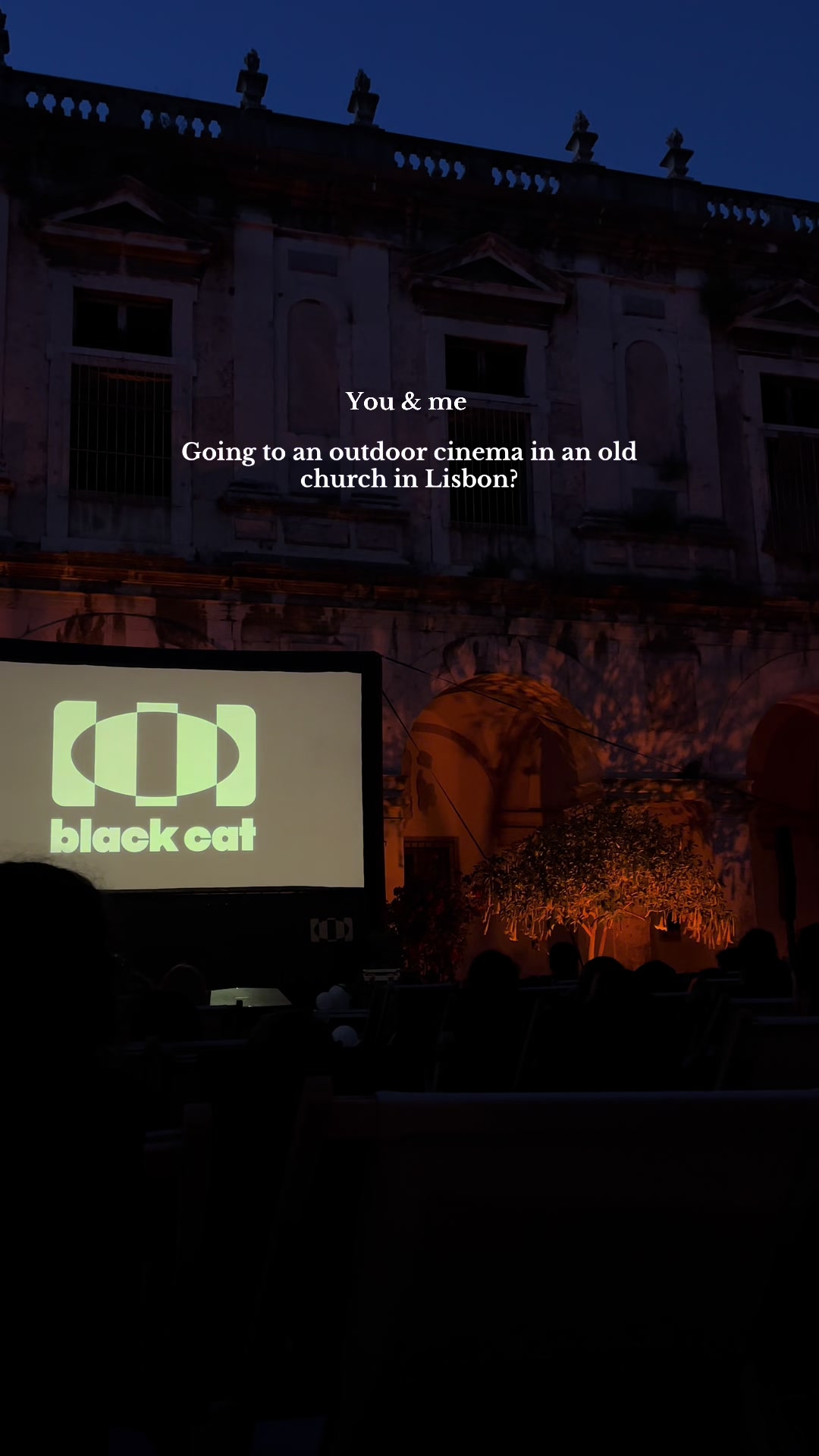 Outdoor Cinema At Lisbon's Church