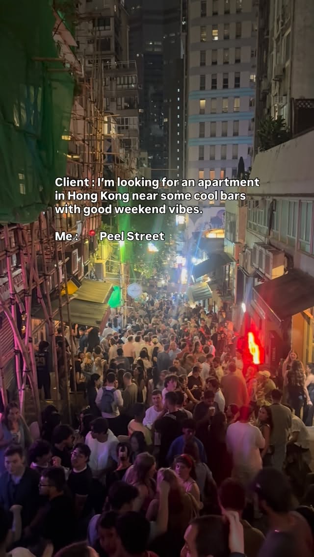 Peel Street: Hong Kong's Weekend Hotspot