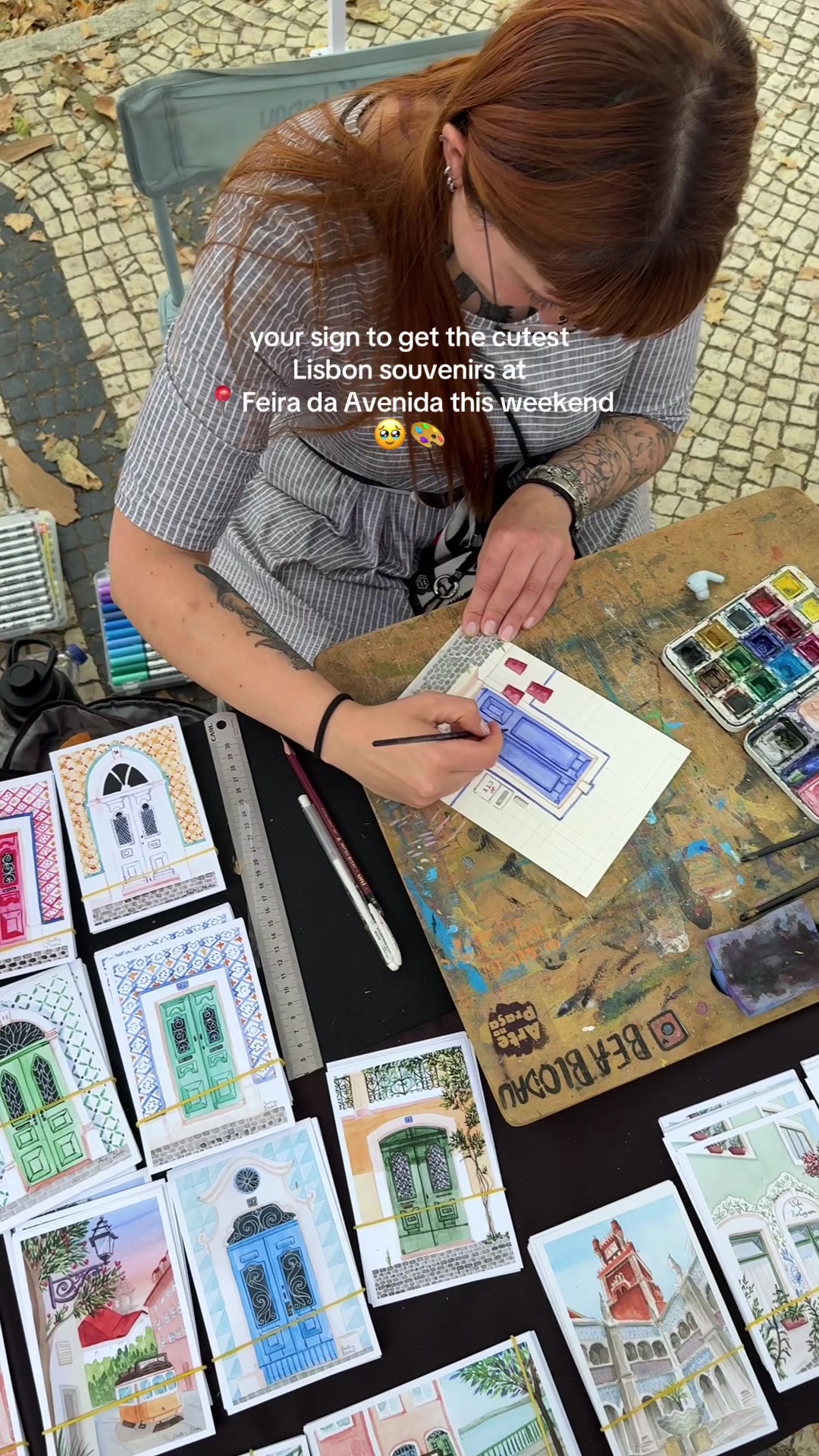 Unique Postcard Finds at Feira da Avenida Market