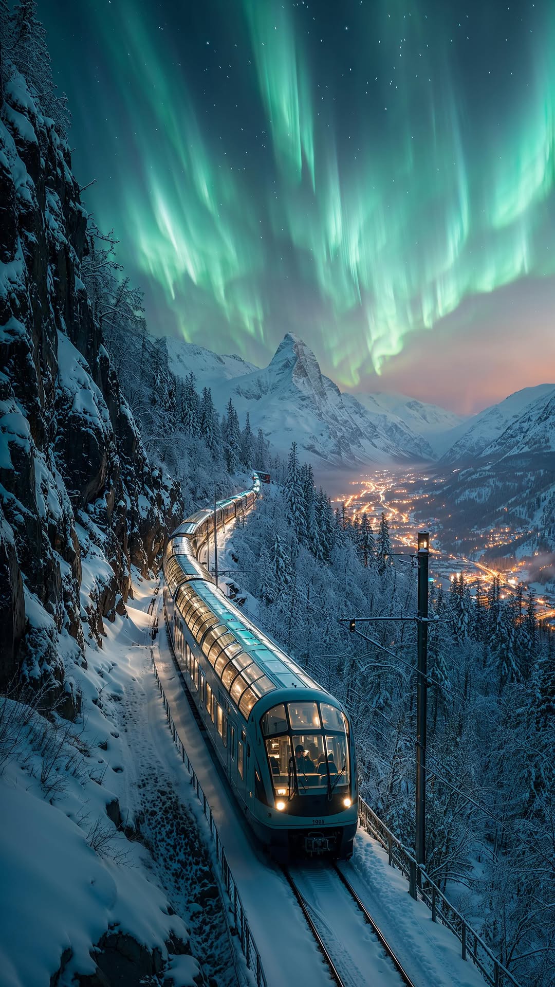 Northern Lights Views From Narvik Toilet