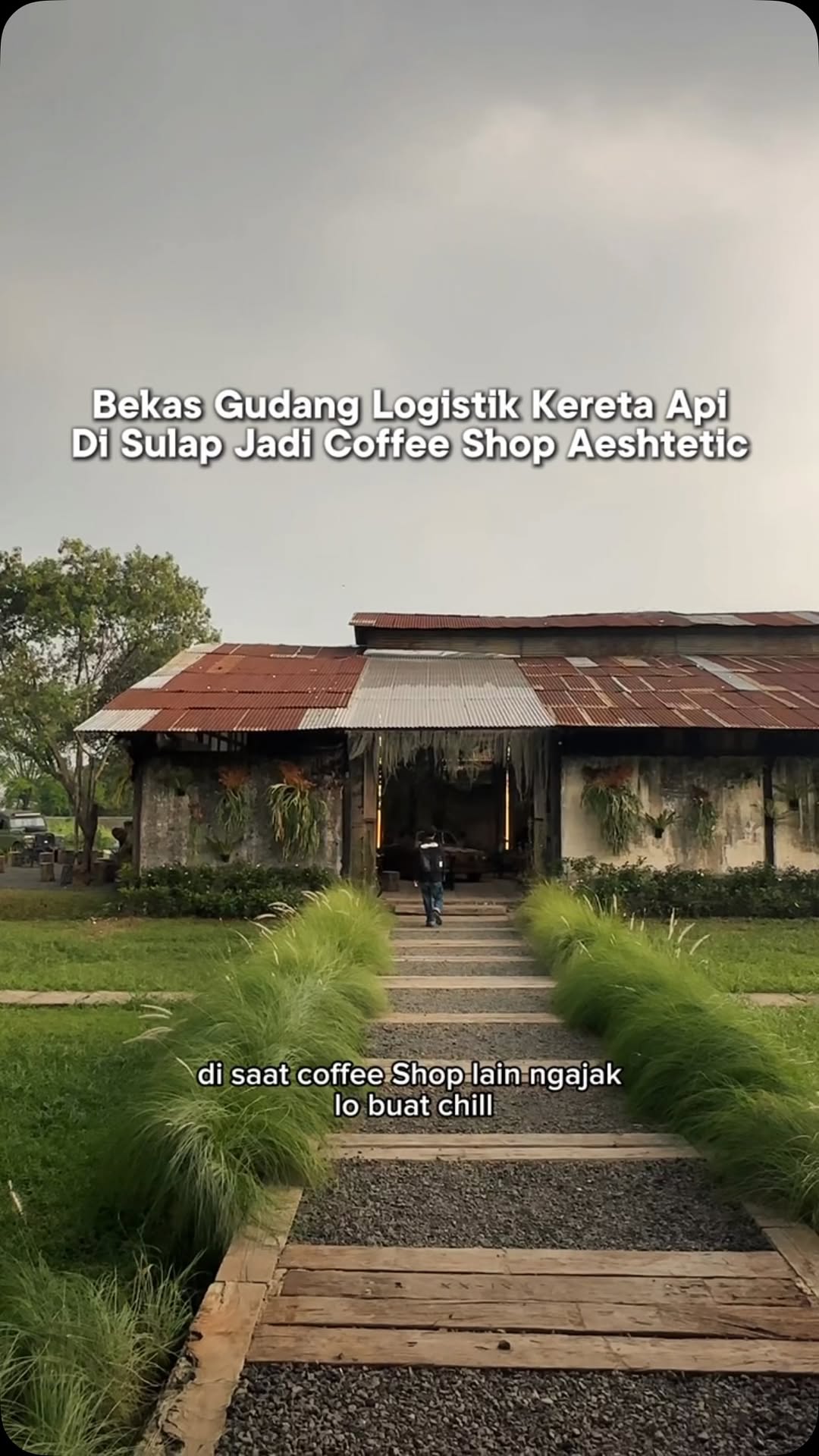 Bandung Coffee Shop Transforms Abandoned Warehouse