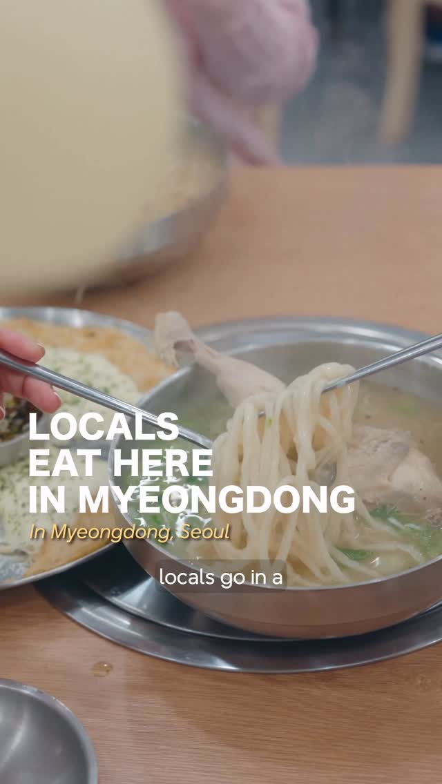 Myeongdong Spot Loved By Locals
