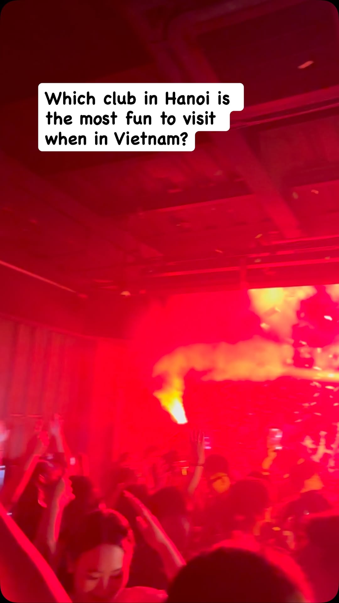 Hanoi Nightclub With Pyrotechnics