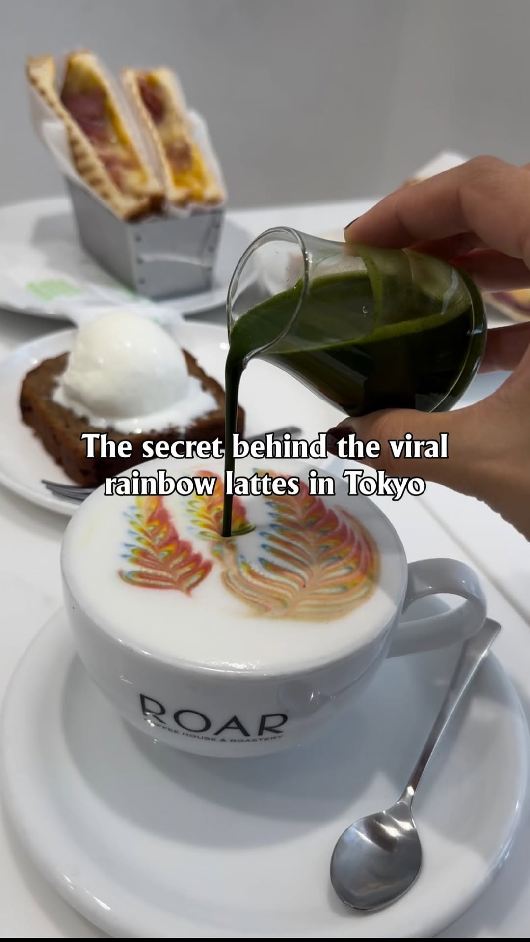 Tokyo Café Roasts Own Beans For Rainbow Lattes