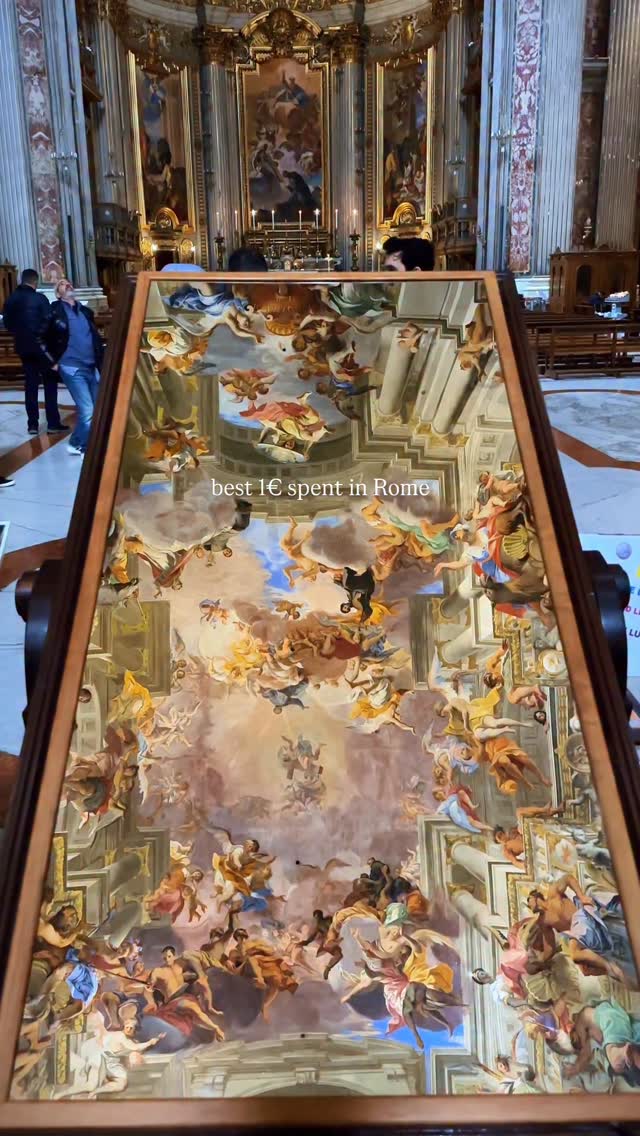Rome's Saint Ignatius Church Ceiling Fresco