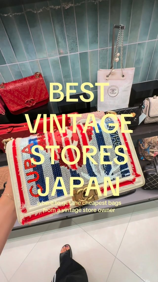 Tokyo Vintage Shops for Designer Bags