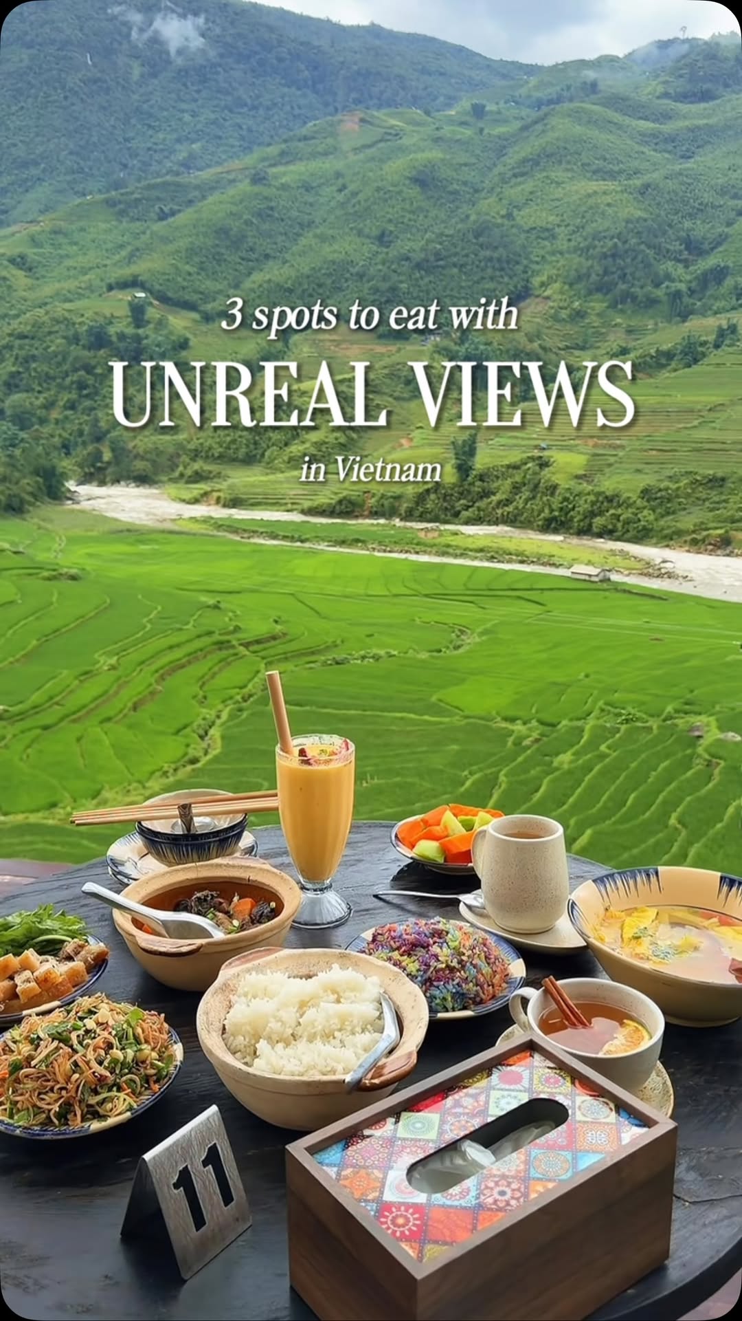 Northern Vietnam's Dining With Breathtaking Views