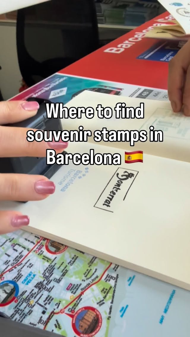 Travel Stamps in Barcelona and Montserrat
