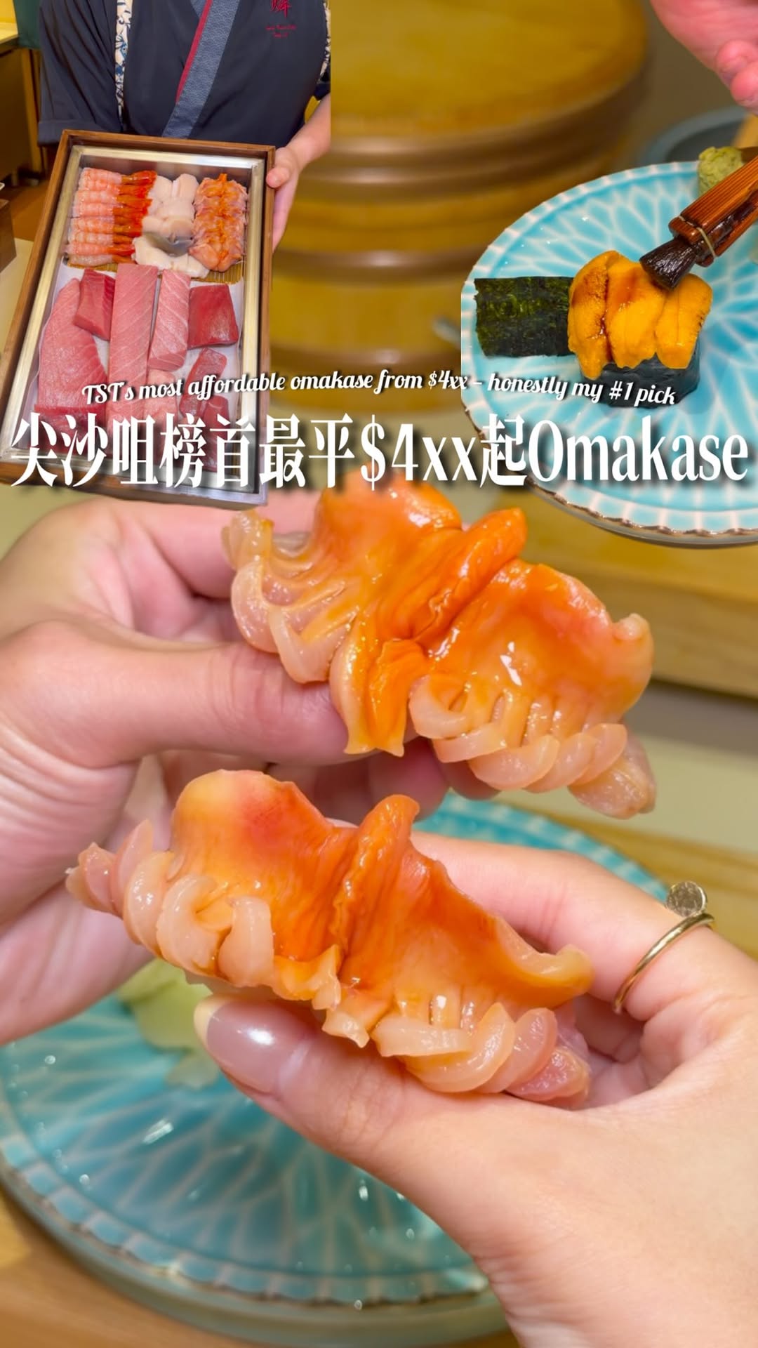Affordable Omakase with Fresh Japanese Ingredients