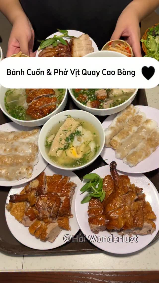 Cao Bang Banh Cuon And Roasted Duck Pho In Hanoi