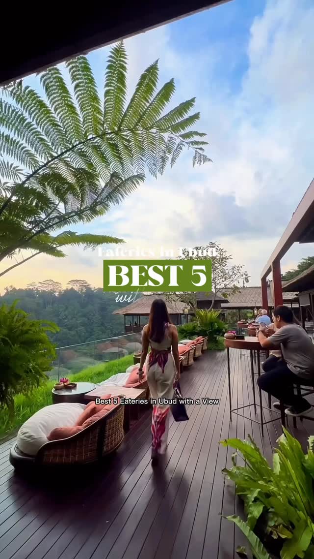 Ubud Eateries With Scenic Jungle And River Views
