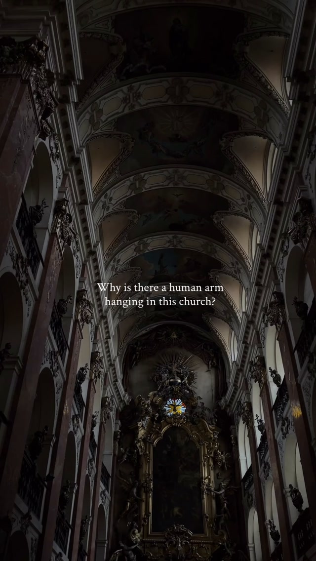 Prague Basilica Features Mummified Arm Relic